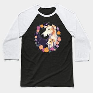 Borzoi Mothers Day Baseball T-Shirt